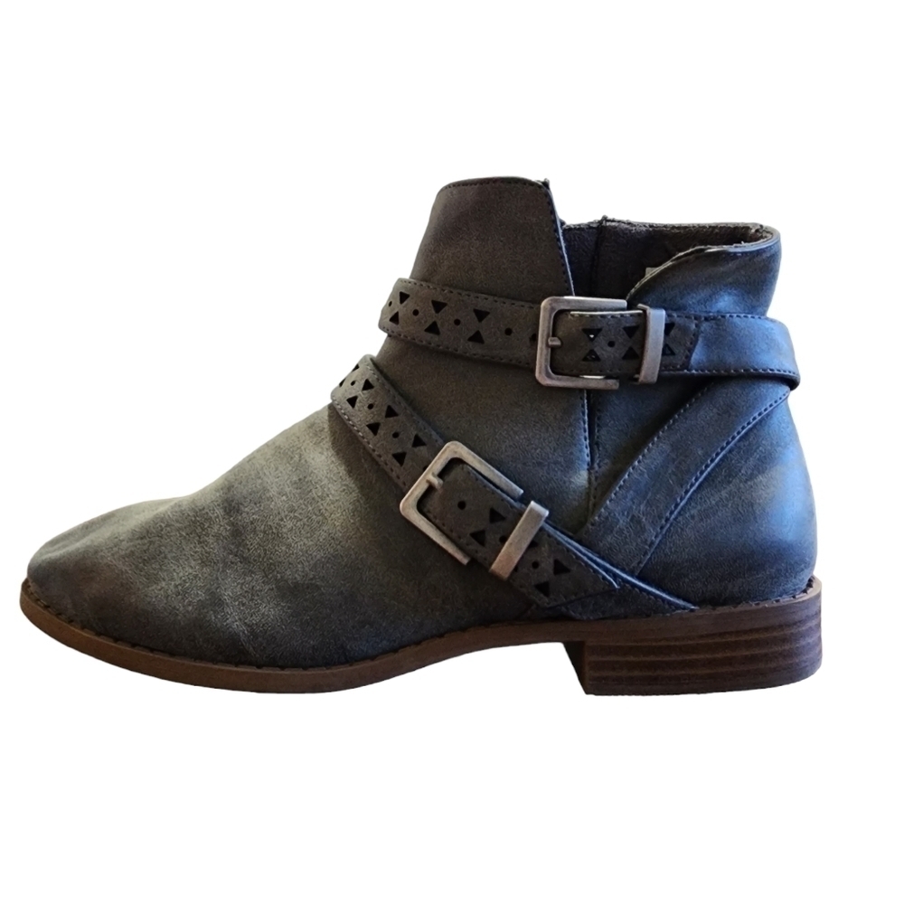 $5 Rocket Dog Zip Booties Grey - 4